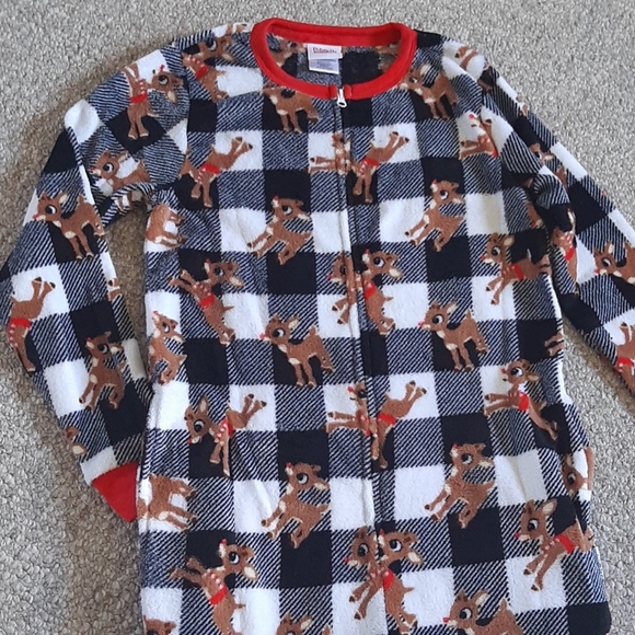 New Plush Drop Seat Holiday Union Suit. - Picture 7 of 16